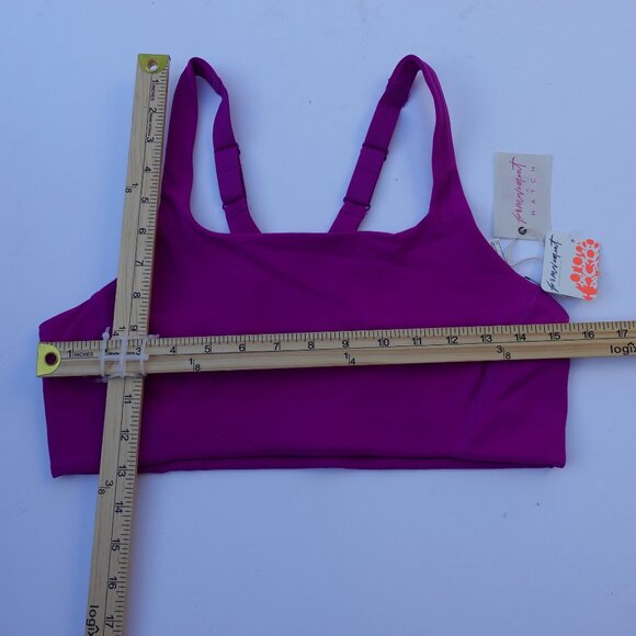 Free People Movement x Hatch Square Neck Maternity Bra Sport Purple NWT Size M - Picture 3 of 6